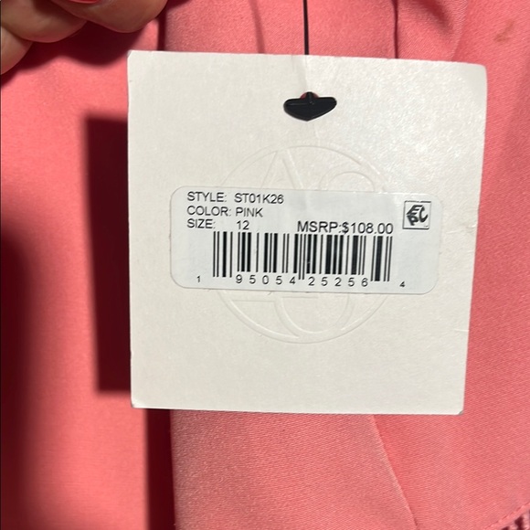 Sage Collective Womens Dress Elegant Pink Dress Spaghetti Straps  size 12 NWT - Picture 4 of 5